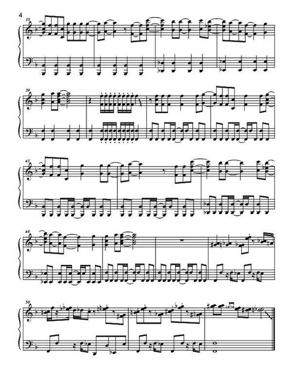 【动漫】求 幸运星op 的简谱