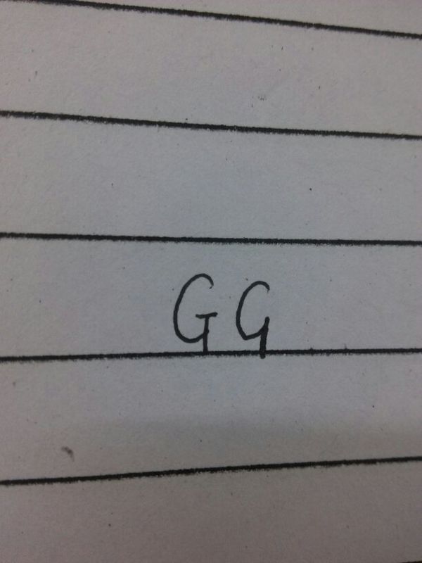 大写字母ABCDEFG的G到底是怎么写的?