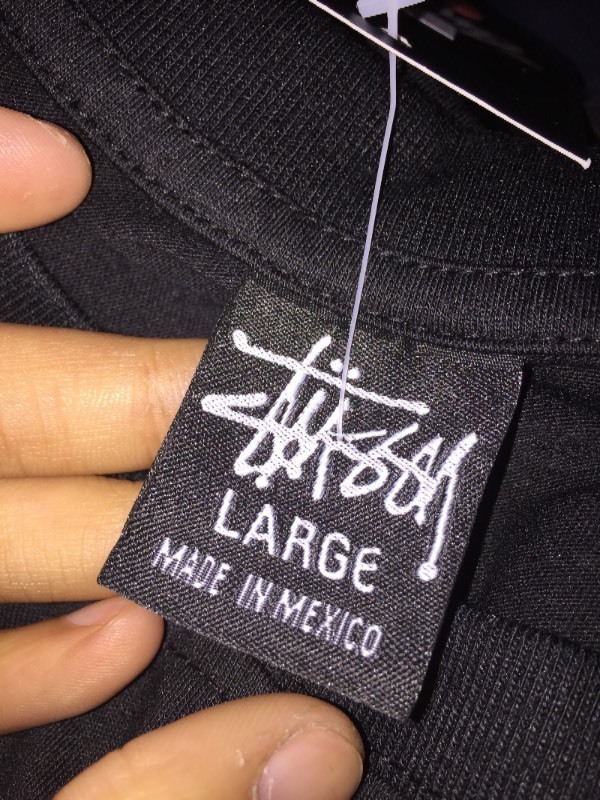 stussy短袖求验 这标没见过