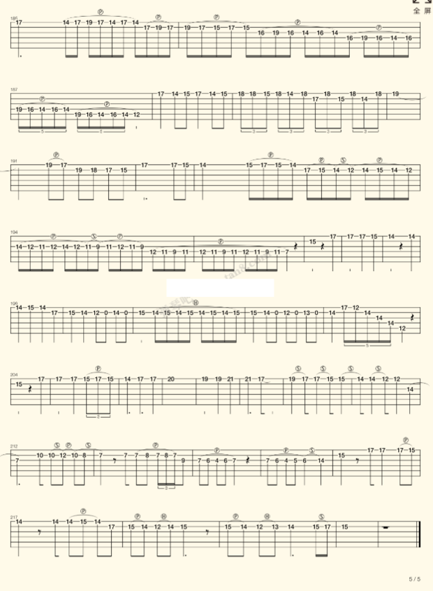 卡农电吉他伴奏谢谢