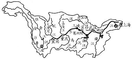 三峡地图简图图片