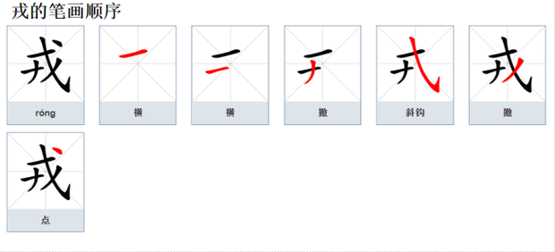 戌戍戊戎怎么读顺口溜?