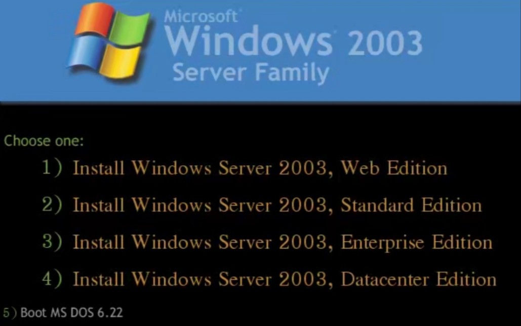 [图]Win2003系统的四合选一版本 - Windows Server 2003 4n1