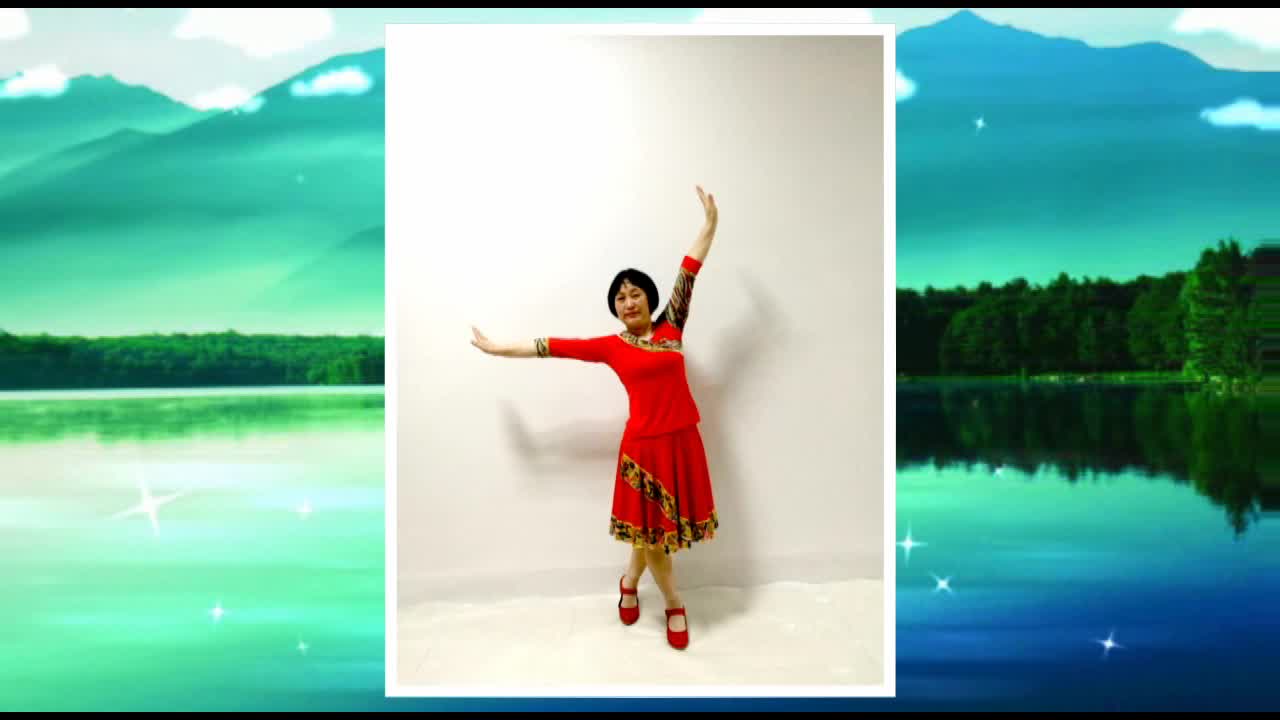 广场舞《康定情歌》跳起来那节奏真是太好看了