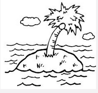 空中岛屿简笔画i简笔画岛屿