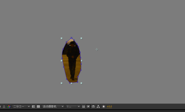 ae视频抠图为什么只有抠的地方可以看见 别的