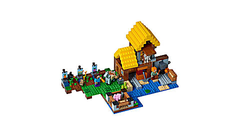 lego乐高积木玩具我的世界系列21144农场小屋套装速组速拼