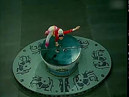 80年代经典杂技顶碗