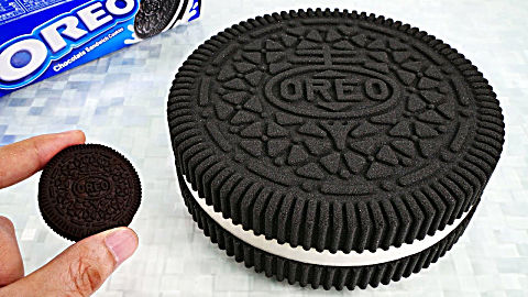 超大的奥利奥饼干制作 超轻粘土diy