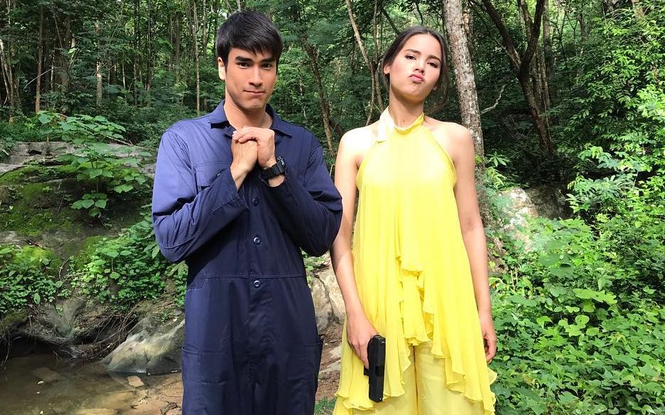 【nadech yaya】【 b>换错身爱对人 /b>】170718瀑布戏幕后tkbt新闻