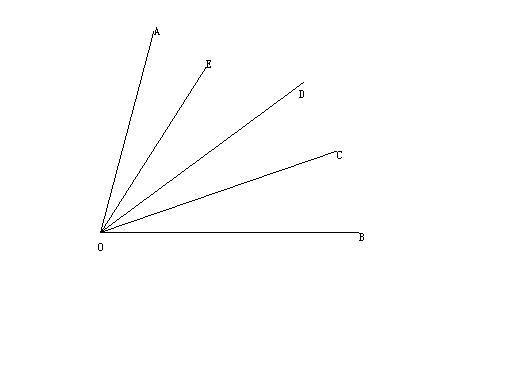 已知角aob=80度,oe,oc分别为角aod与dob的平分线,则角eoc等于多少