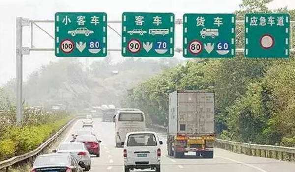 高速公路速度规定图解图片