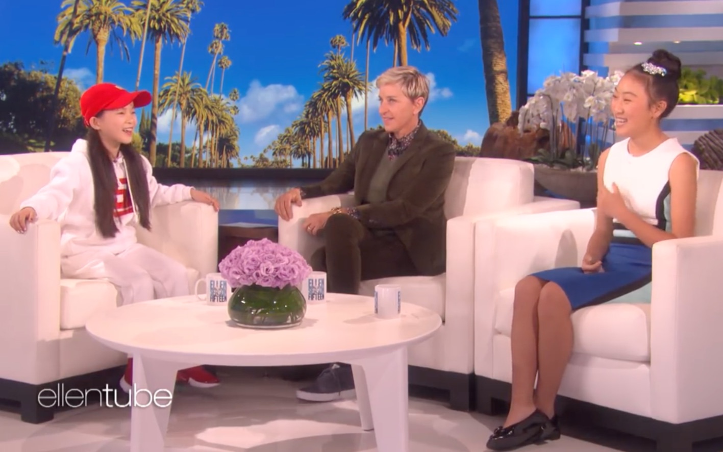 中国9岁 街舞小女孩受邀参加美国最火爆脱口秀节目《ellen show》