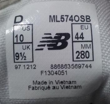 新百伦WL574OSB真假图对比,求解答买的新百