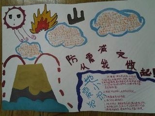 关于火山的手抄报怎么画