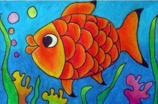 鱼的画法大全 上色图片