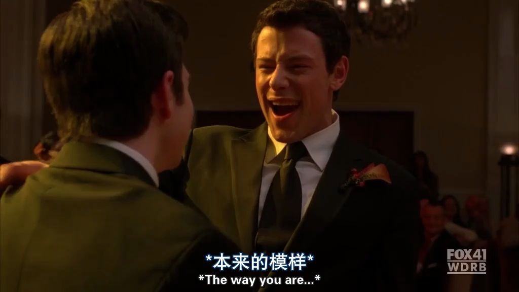 [图]【Glee Cast】Just the Way You Are 中英字幕 高清