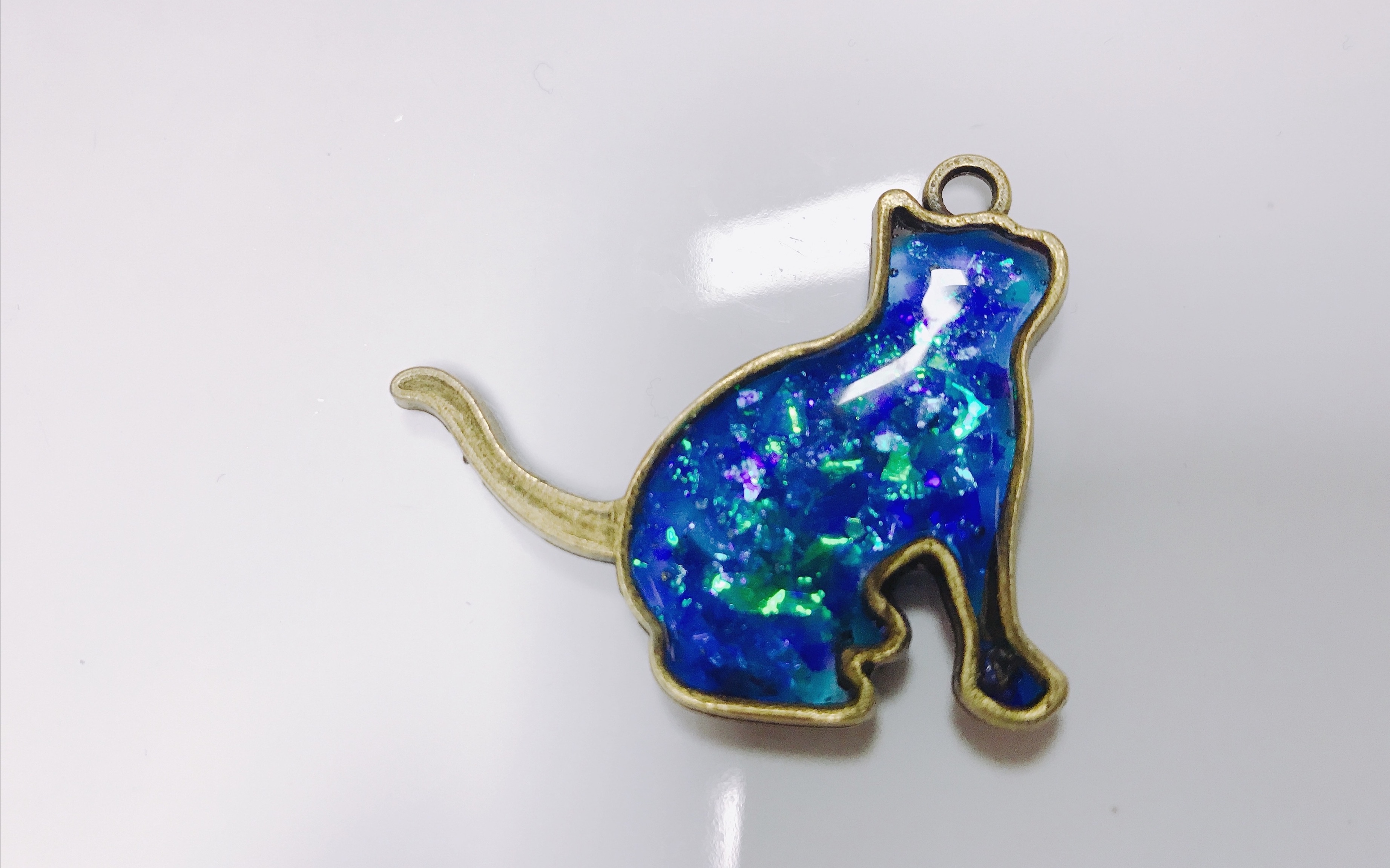 uv滴胶】宇宙 系列-猫咪 (一看就会的简单教程)