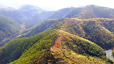 带你去广西北流新丰看风水大师曾宏道所点梁氏风水宝地 仰天螺