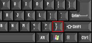 斜杠用键盘怎么打