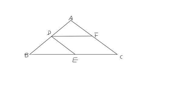 在三角形abc中 Def分别为边ab Bc Ca 的终点 证明四边形decf是平行四边形 时习社区