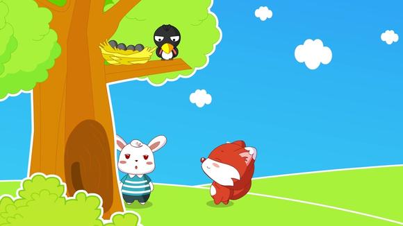 视频:狐狸和乌鸦 兔小贝育儿故事