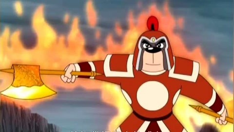 福五鼠之战国风云:旺旺狗带着烈焰斧上战场,威武霸气!