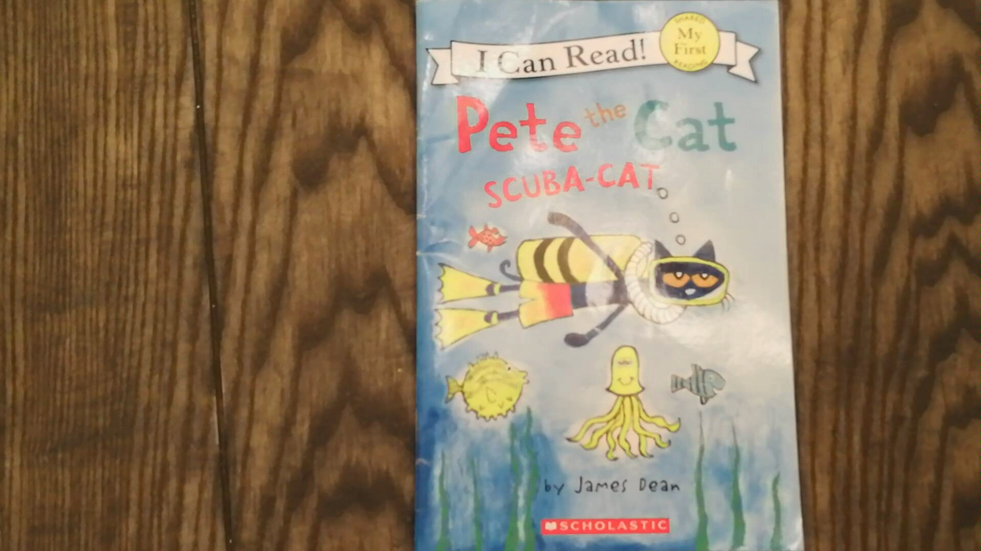 [图]Pete the cat, scuba cat皮特猫潜水记