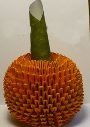 用纸折菠萝笔筒 叶子怎么插