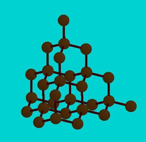 钻石原子结构图