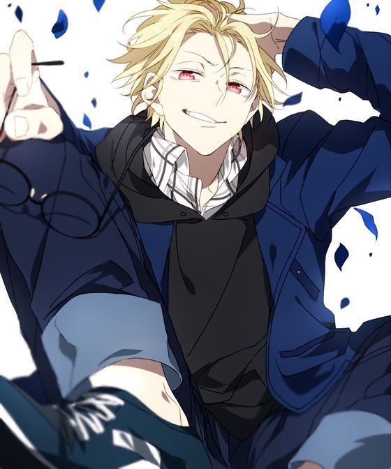 求问这个黄发红眼的动漫人物是谁?哪部动漫里的?邪