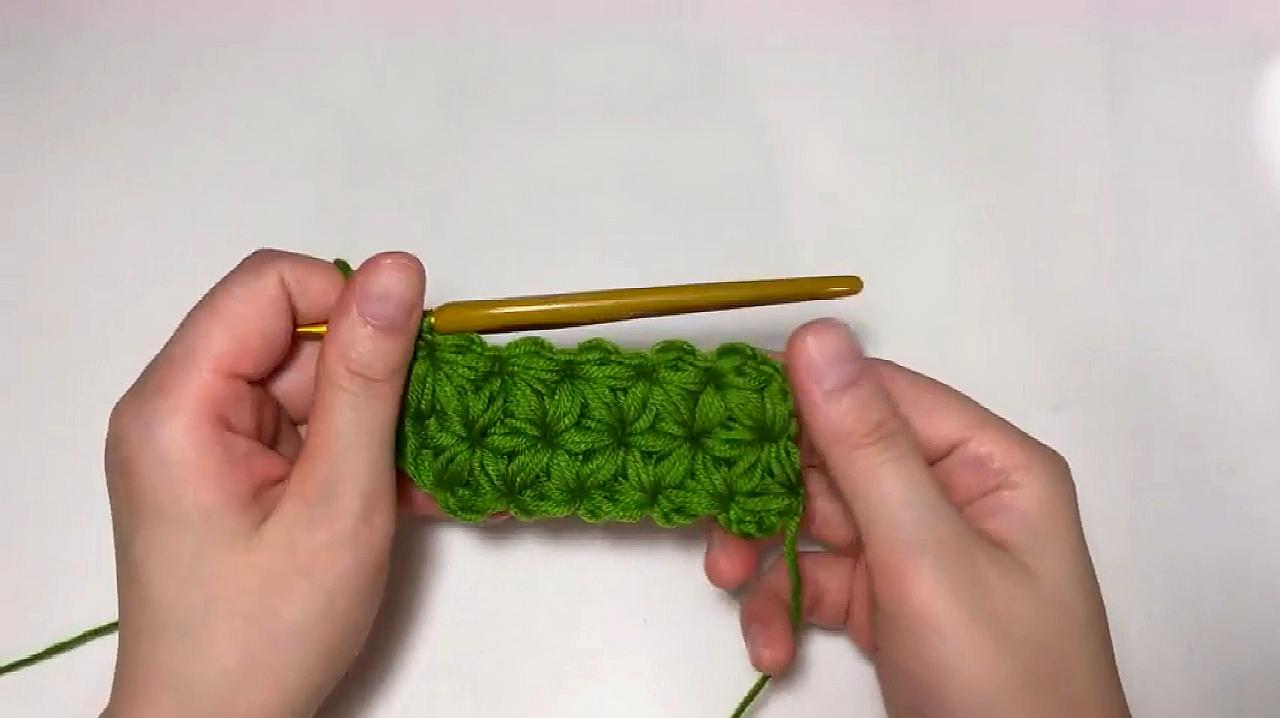 四方 b>勾坐垫 /b>花样及 b>视频 /b>,花样真特别,梅花枣针教程!