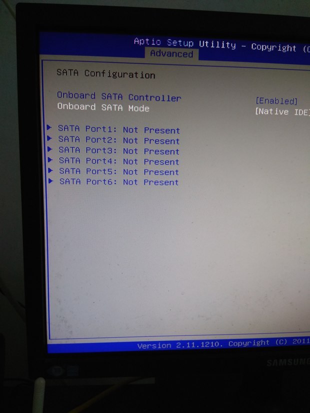 TA Port Not Present是不是因为检测不到硬盘?