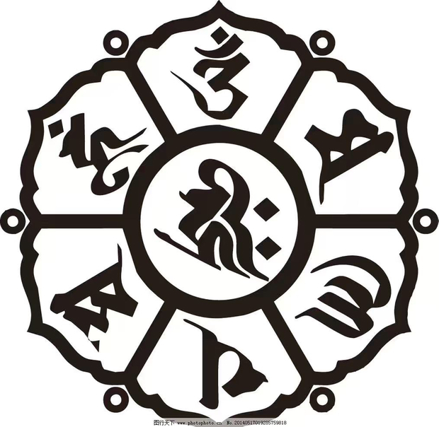 下面图中梵文的意思!