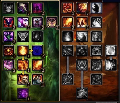 跪求台服85级恶魔SS天赋,最好带图片,谢谢各位