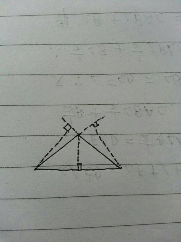 给三角形画高的方法图片