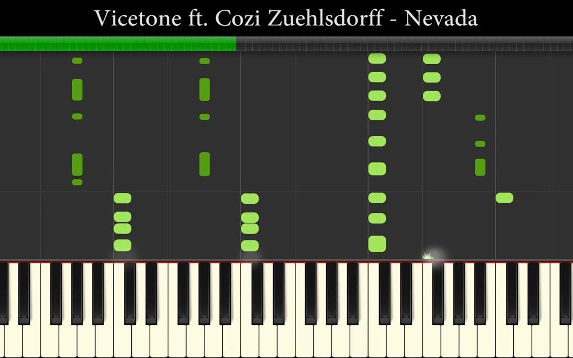 vicetone-nevada  apologize 钢琴版