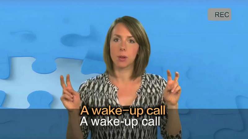 [图]英语口语「a wake-up call」可不是「叫你起床的电话」