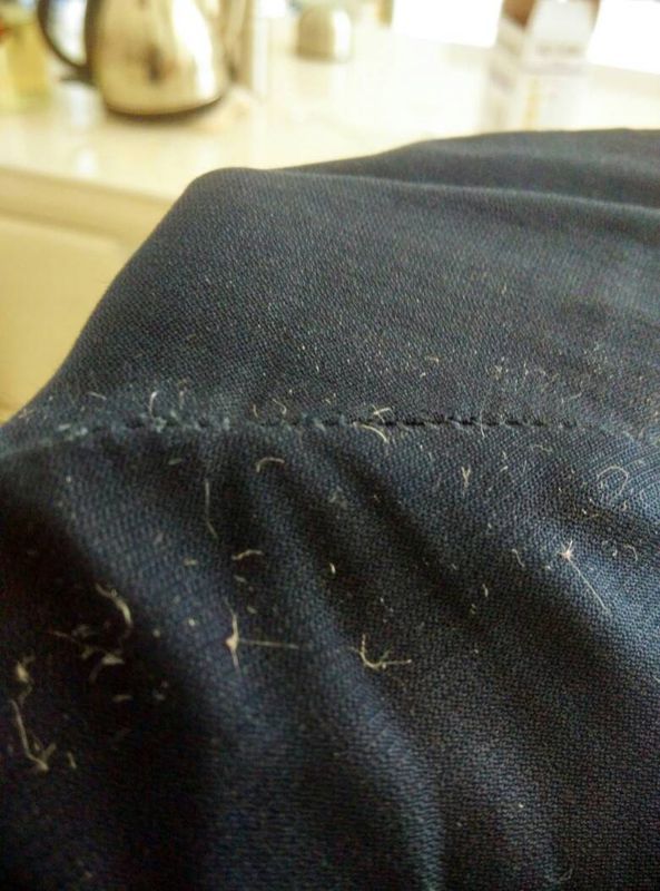 裤子起毛了没穿几天,想着穿这一夏天就准备扔