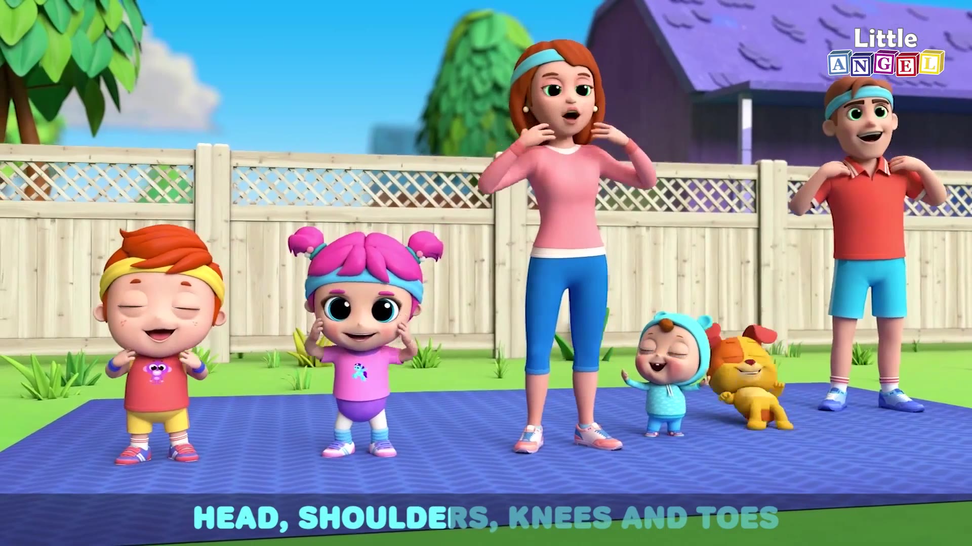 [图]head shoulders knees toes+ this is the way we sing and dance+ abc alphabet song