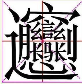 中国繁体字,宝盖头下面有马字还有很多字还有