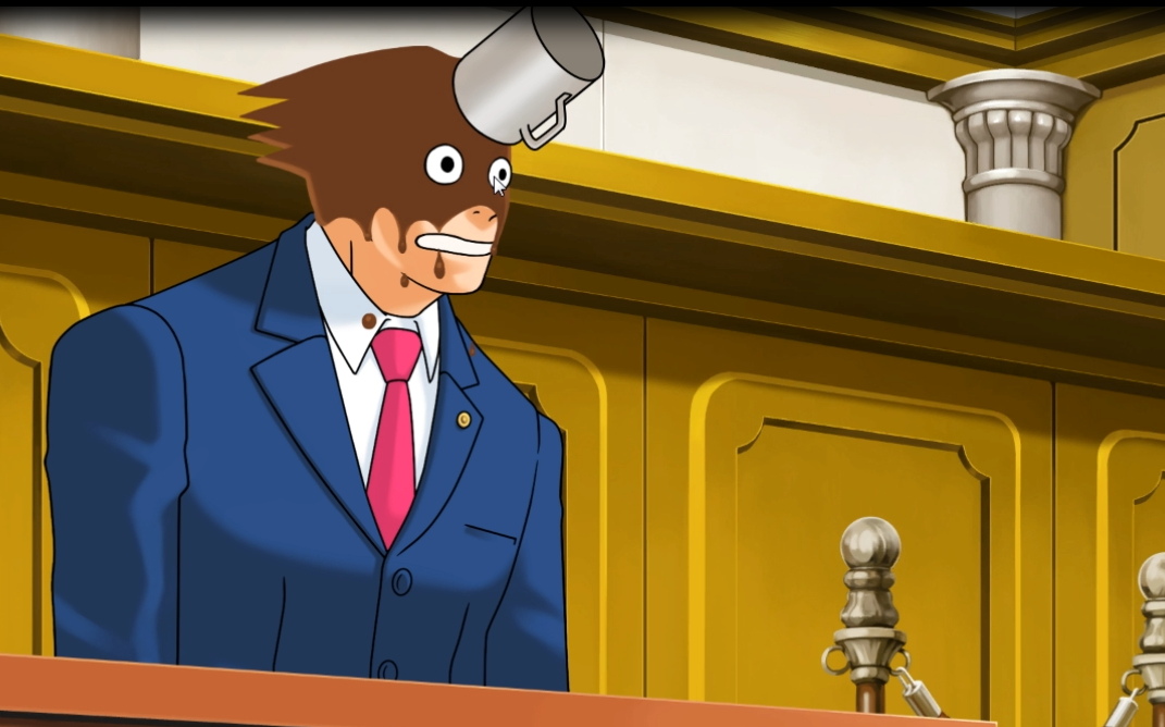 逆转裁判3遭窃的逆转第二章前篇本章出现了三代的重点检察官歌德喝了