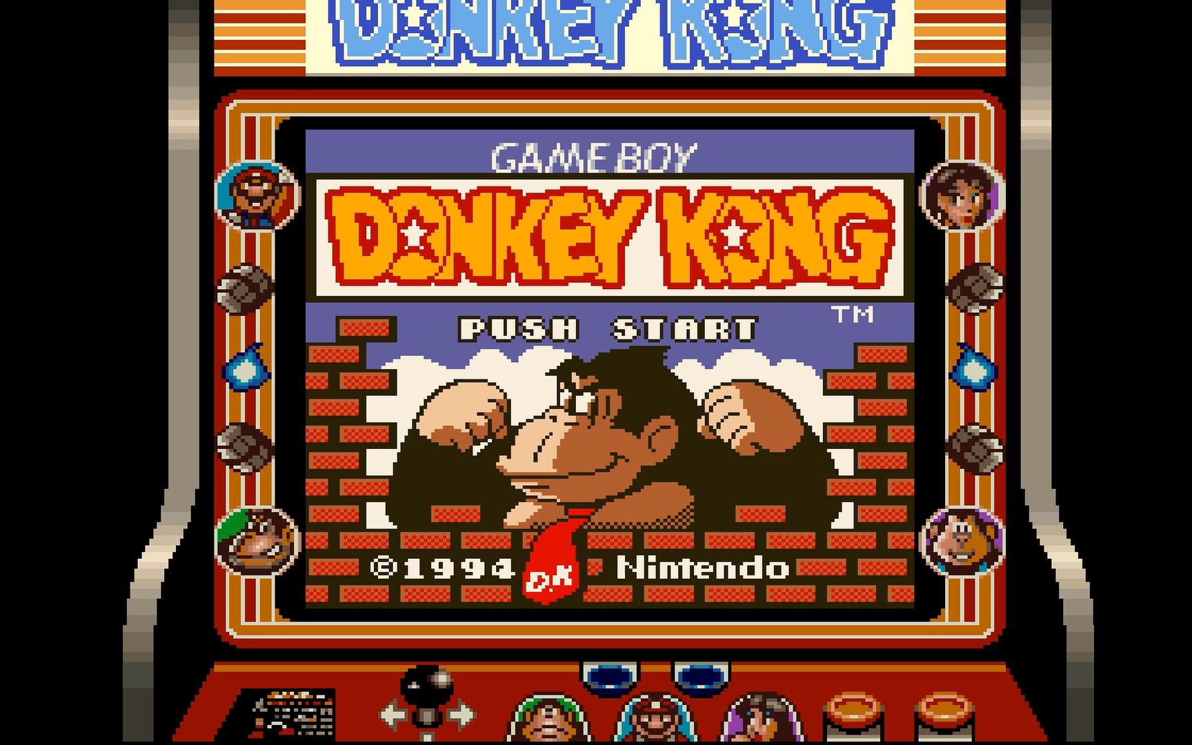 [图]SGB画面表现最佳游戏 SGB 大金刚 通关-Donkey Kong