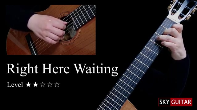 [图]Right Here Waiting - Fingerstyle Lesson + TAB