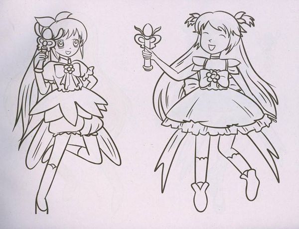 怎么小魔仙图片简笔画