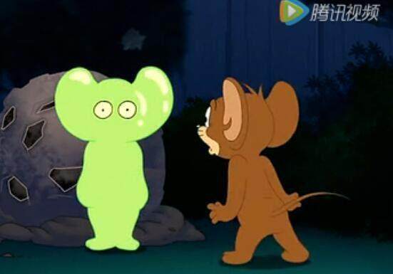 猫和老鼠里面,天上掉下一颗陨石,变成了杰瑞,是
