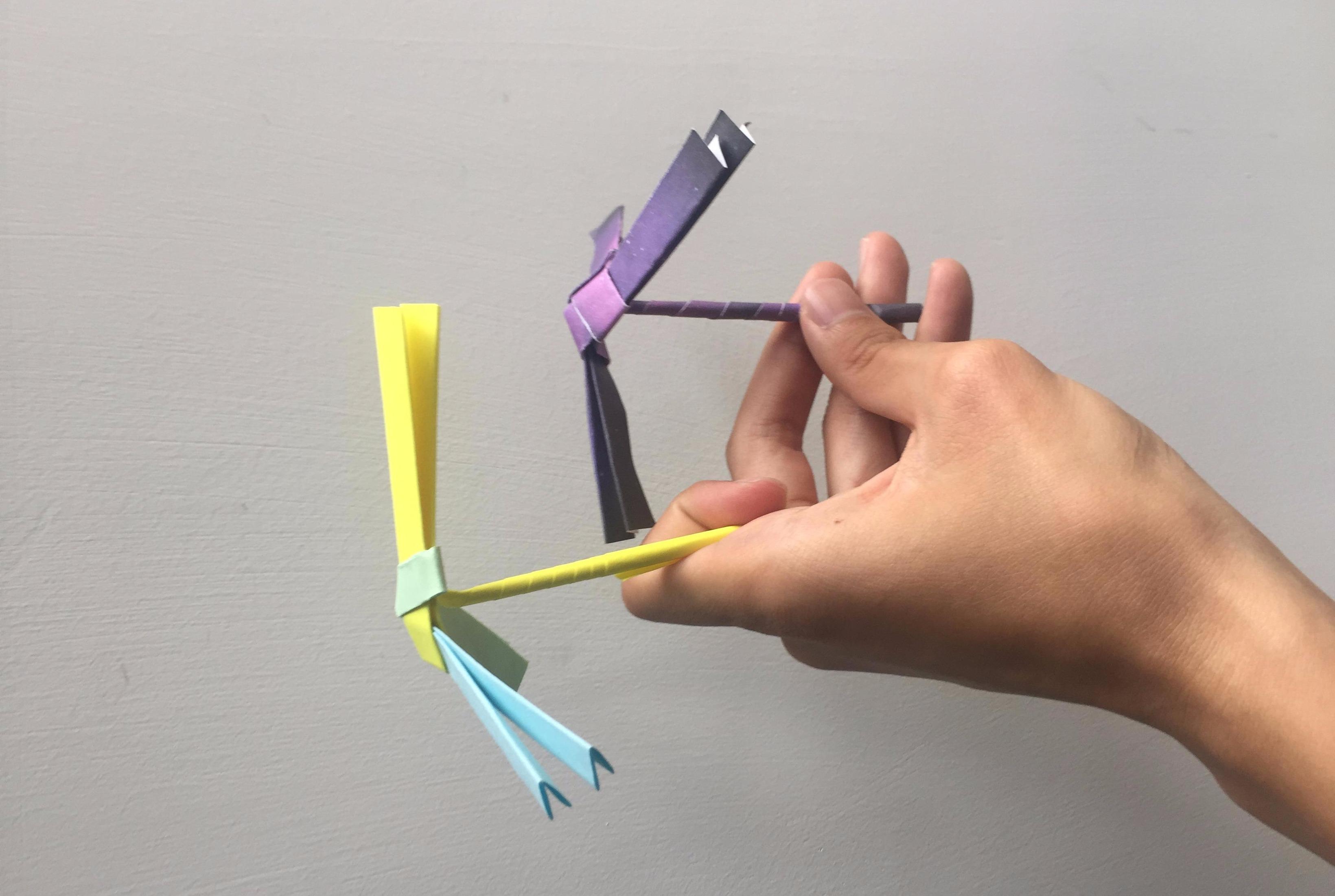 竹蜻蜓折纸教程图片