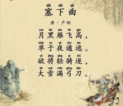 卢纶《 塞下曲六首 其三》古诗文阅读赏析