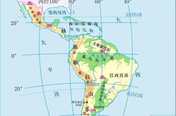 巴西高原位于南美大陆东部,介于南纬5°～30°之间,北邻亚马孙平原,西