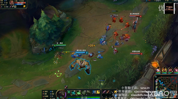 《LOL》小智直播瘟疫之源3秒完成五杀